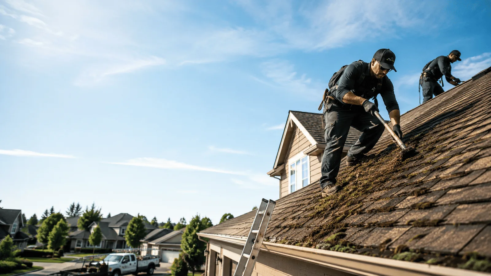 Roof Moss Removal in Sanborn, IA near me